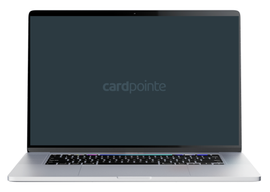 CardPointe dashboard on a computer